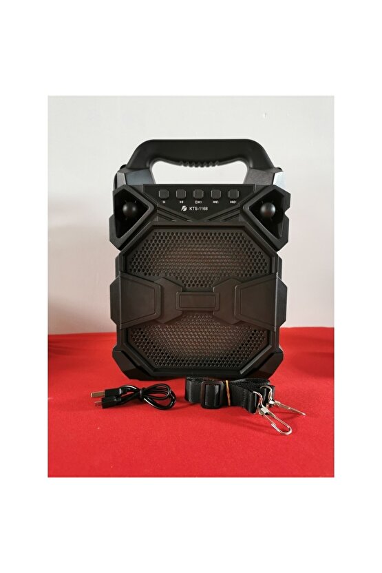 Bluetooth Speaker Kablosuz Hoparlör Led Işıklı Fm Radyolu Sd Kart Ve Usb Girişli 15w Şarjlı Hoparlör