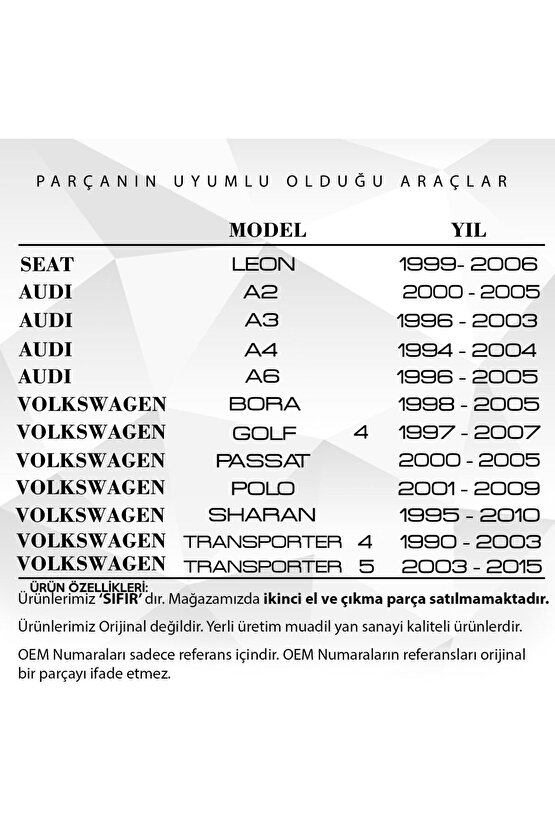 Mercedes, Bmw, Skoda, Audi, Volkswagen Için Gösterge Motoru