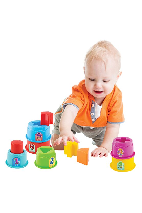 Silindir Kule Bultak - Bebek Oyuncakları - Eğitici Oyuncaklar - Bebek Ürünleri
