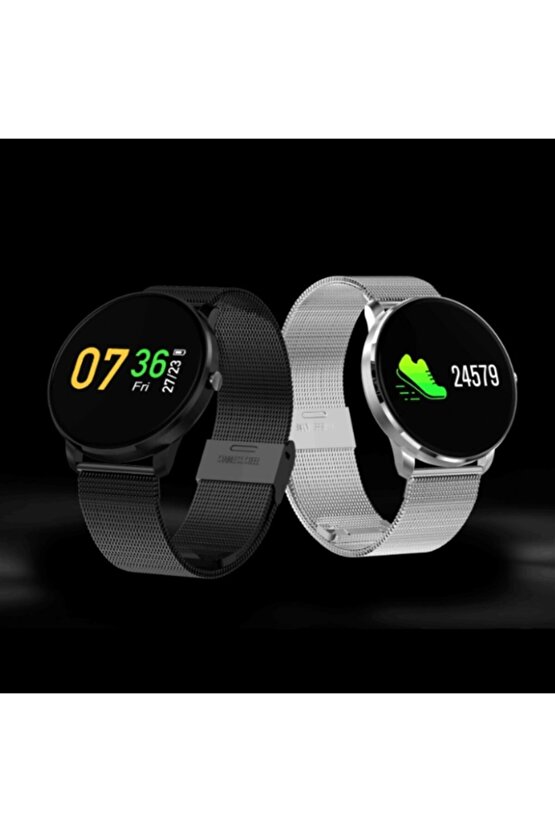 Silver Smart Watch Akıllı Saat