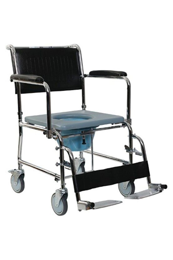 G-125 Banyo Tuvalet Tekerlekli Sandalye Commode Wheelchair