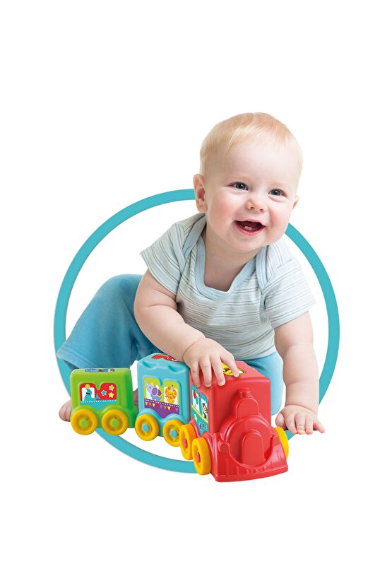 Eğlenceli Aktivite Treni - Bebek Oyuncakları - Eğitici Oyuncaklar - Bebek Ürünleri