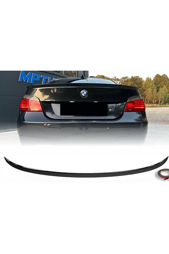 Bmw E60 Bagaj Üstü Spoiler Siyah Boyalı Plastik Boyalı 2003  2009