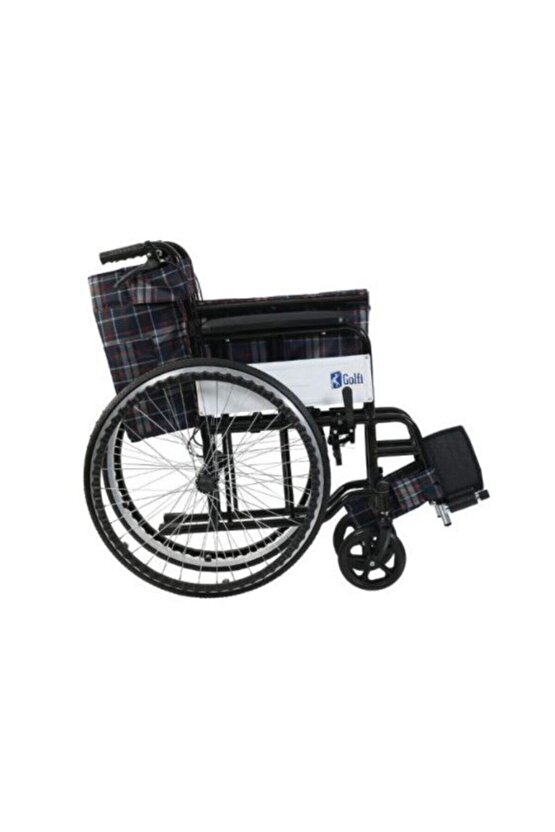 G-099 Comfoftplus Refakatçi Frenli Katlanabilir Manuel Tekerlekli Sandalye