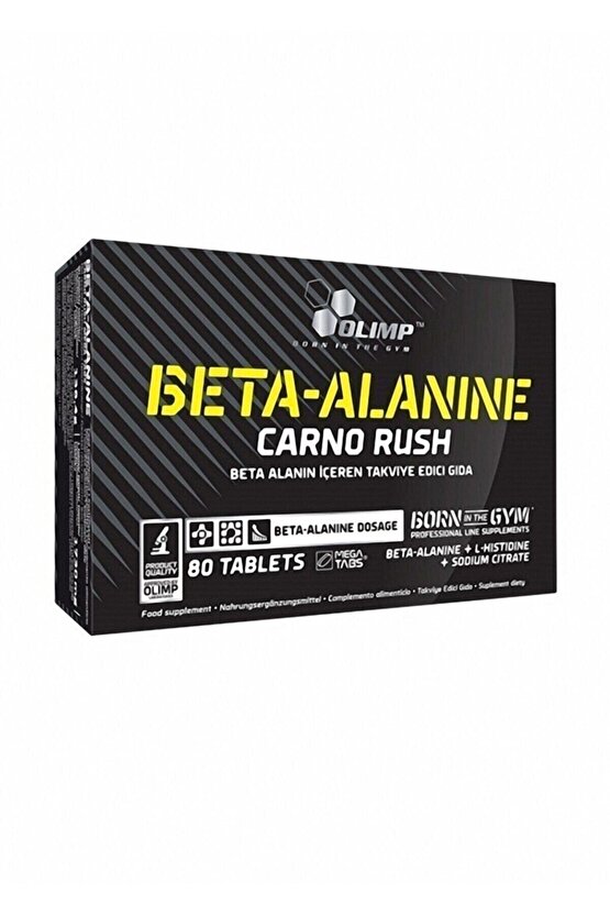 Beta Alanıne Carno Rush 80 Tablet