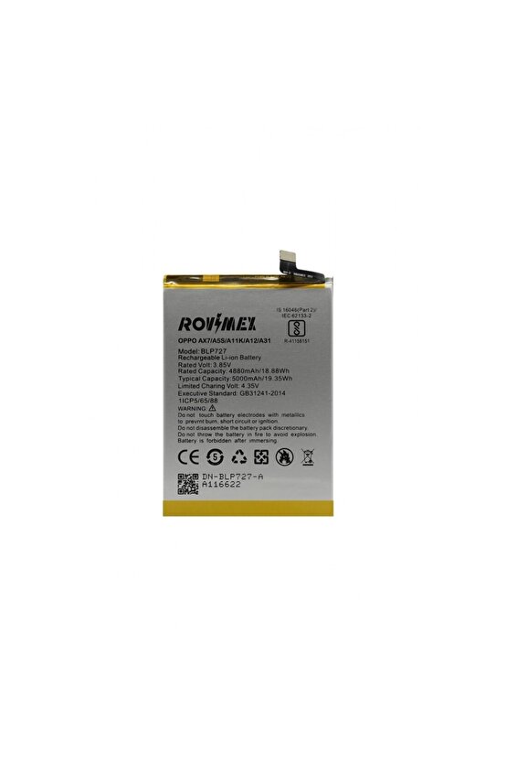 Oppo A31 Rovimex Batarya Pil