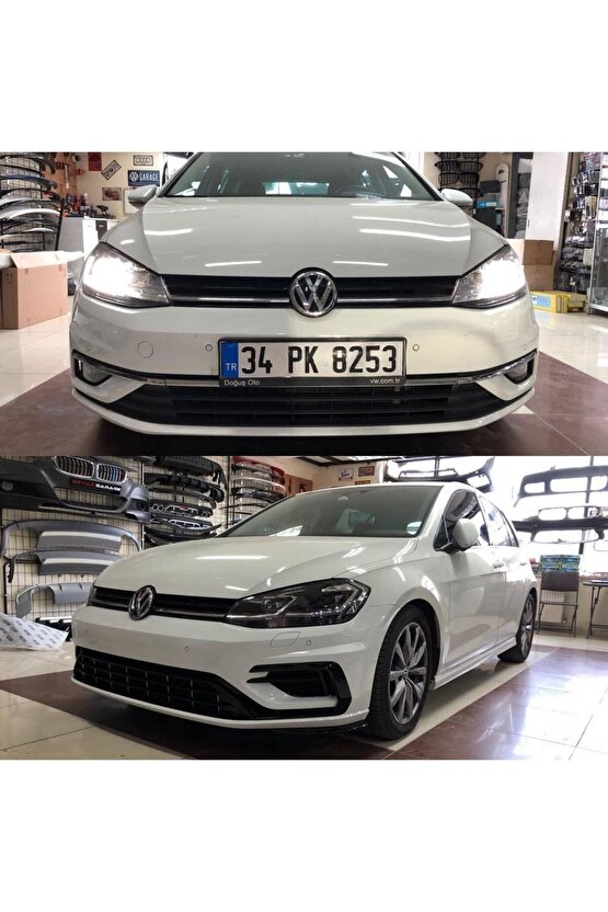 Vw Golf 7.5 Gti Ön Tampon Ve Panjur Seti Komple 2017  2020