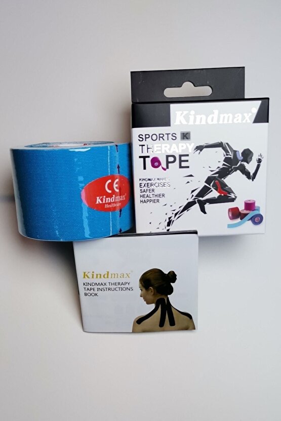 Kinesiology Tape Ağrı Bandı 5 cm X 5 mt Mavi