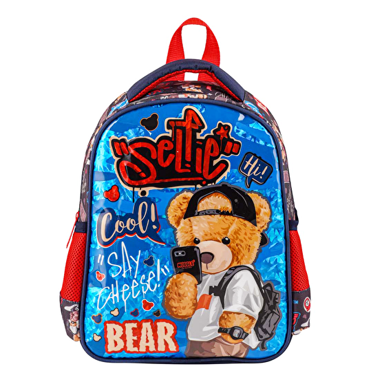 Muggle Cool Bear Çekçekli Anaokulu Çantası 3823