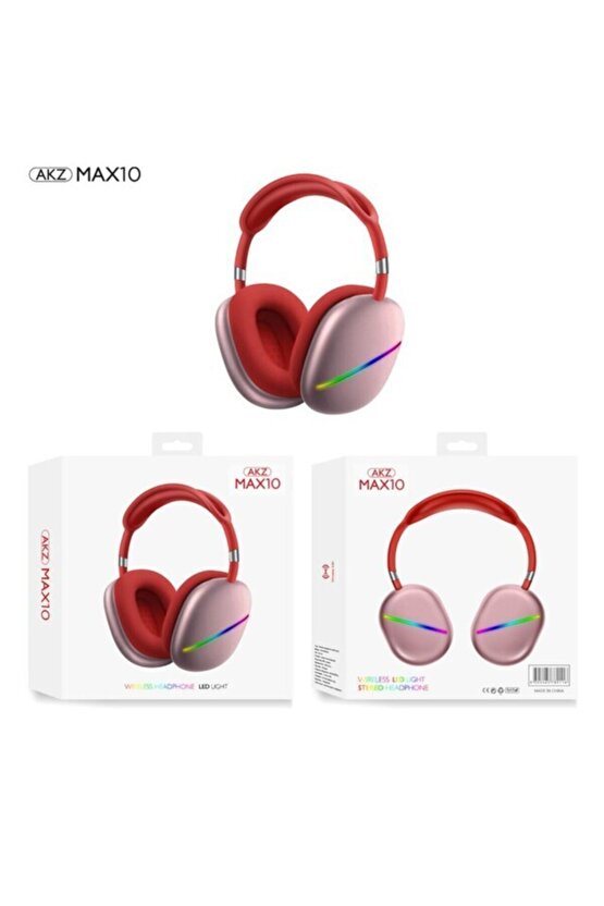 Yeni Model Bluetooth Kulaklık Led Işıklı Hd Ses Air Max Uyumlu Kulaklık