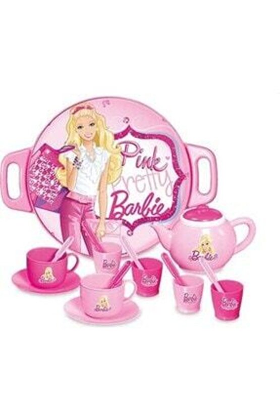 Barbie Tepsili Orijinal Çay Seti 01510