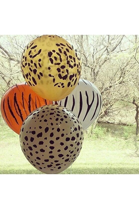 Safari Temalı 12 Inç Balon 5 Adet