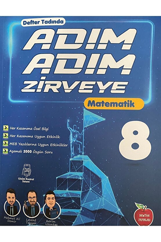 2024 Adım Adım Zirveye 8.sınıf Matematik Yeni Nesil Defter Tadında