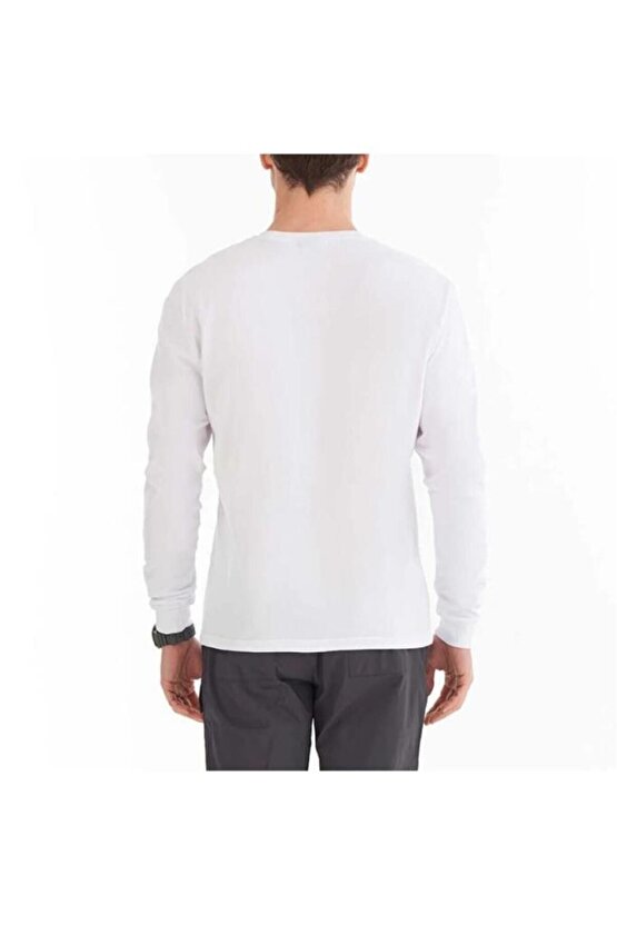 CSC M BASIC SM LOGO LS TEE Erkek Beyaz Uzun Kollu T-Shirt CS0354-100