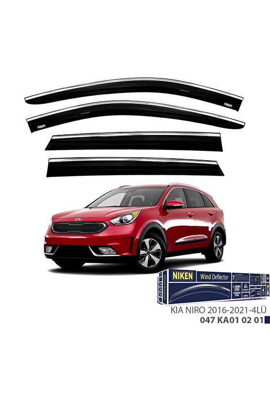 Kromlu Cam Rüzgarlığı Kia Niro 2016-2021 Ile Uyumlu