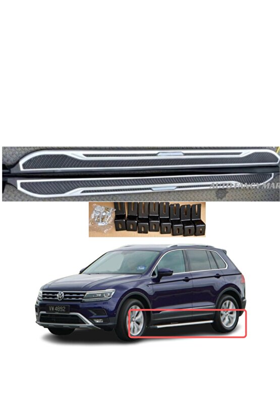 Vw Tiguan Yan Basamak Marşbiyel Koruma 2016