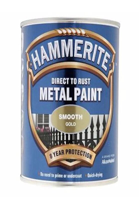 Hammerite Düz Altın 2,5lt (3,5 Kg)