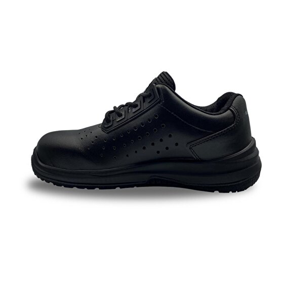 Rockwell Siyah Deri S1P Kompozit Burun Deri Elektrikçi Ayakkabısı