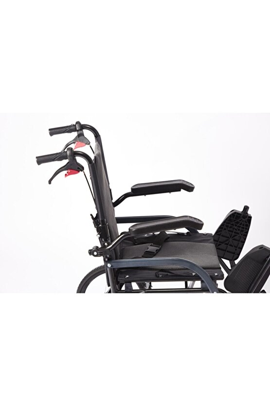 Refakatçi Tekerlekli Sanalye Engelli Tekerlekli Hasta Taşıma Transfer Sandalyesi W865