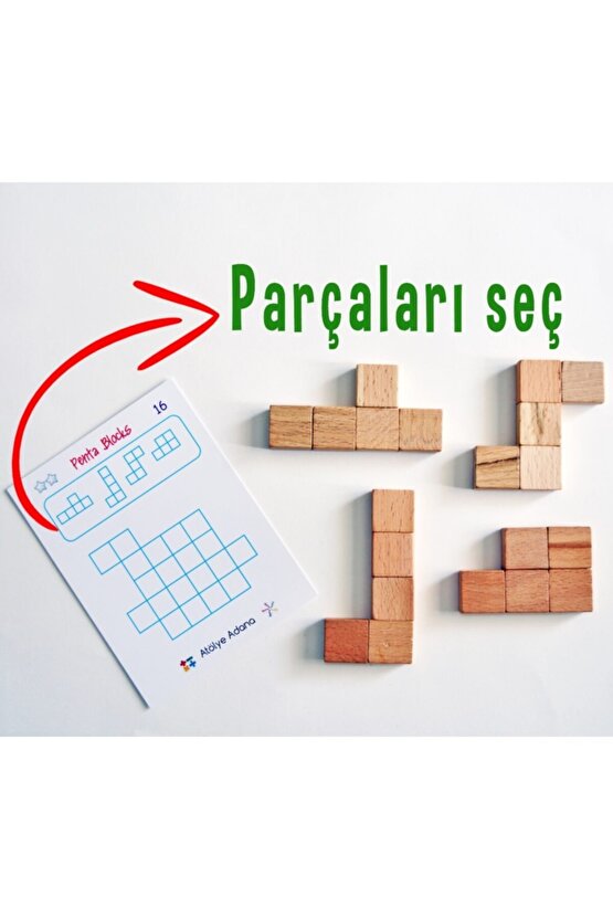 Penta Blocks - Akıl Zeka Mantık Strateji Puzzle Yapboz Matematik Şekil Oyunu