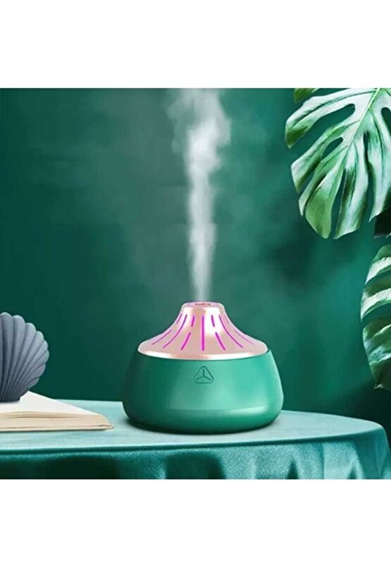 JUNGLEE 200ml Ultrasonik Oda Hava Nemlendirici Led Işıklı Buhar Makinesi Aroma Difizör