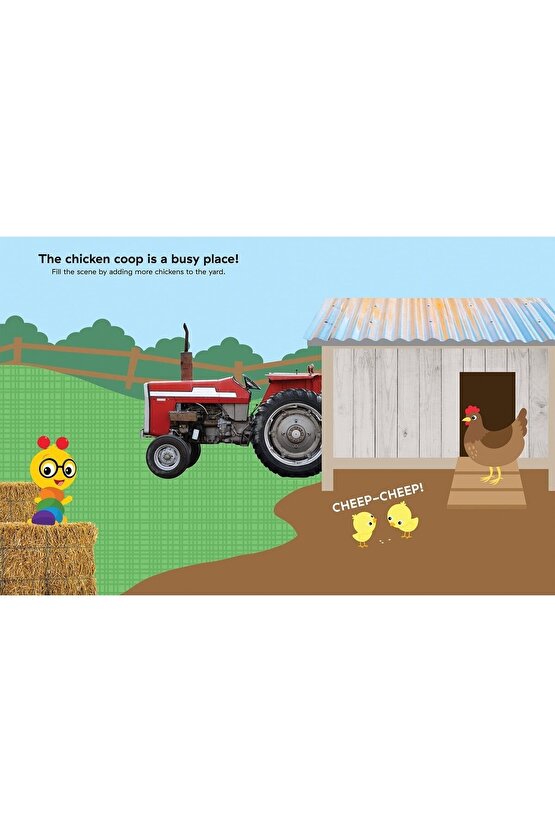 Baby Einstein: Sticker Book- On the Farm! | Çıkartmalı İngilizce Çocuk Kitabı