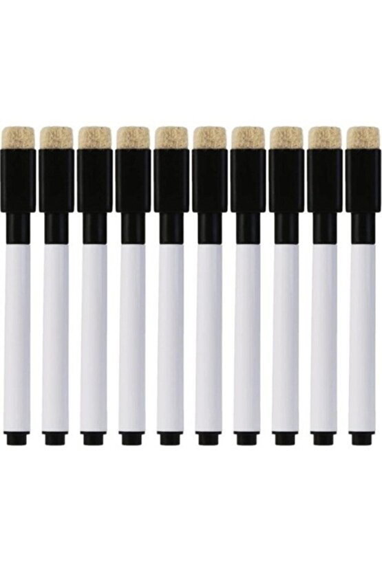 Beyaz Tahta Kalemi Mini 10lu (silgili)