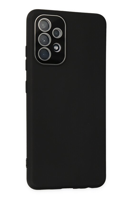 NewFace Newface Samsung Galaxy A73 5G Kılıf Lansman Glass Kapak - Siyah NX9547