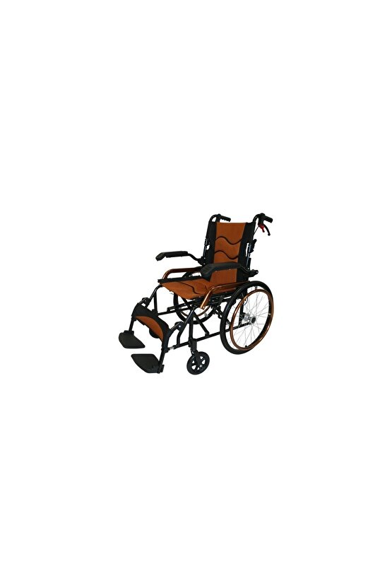 Katlanabilir Orta Tekerlekli Refakatçi Tekerlekli Sandalye  + Yan ürün  - P807