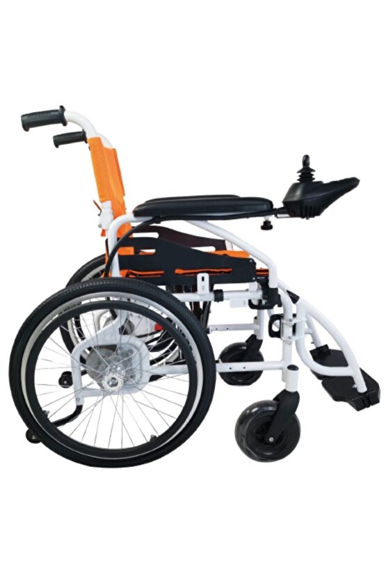P200c Katlanabilir Çocuk Akülü Tekerlekli Sandalye Turuncu