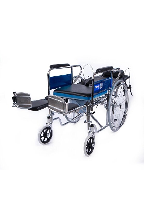 Comfort Plus KY609GC Sırtı Yatar Ayak Kalkar Tuvalet Özellikli Tekerlekli Sandalye