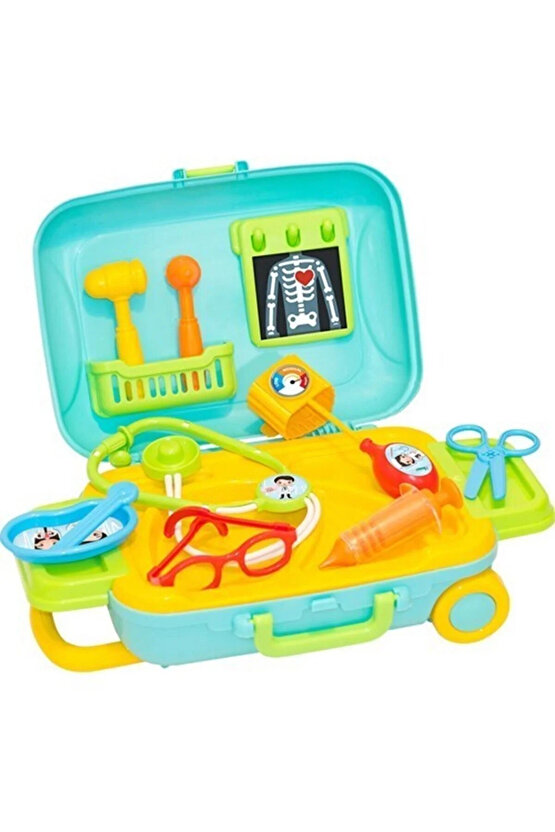 Çocuk Eğitici Oyuncak Doktor Set Bavulum