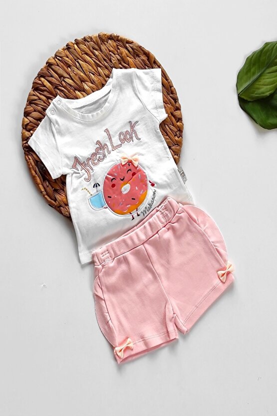 Kız Çocuk Bebek Takım Alt Üst Takım Yenidoğan Bebek Giyim Çocuk Yazlık
