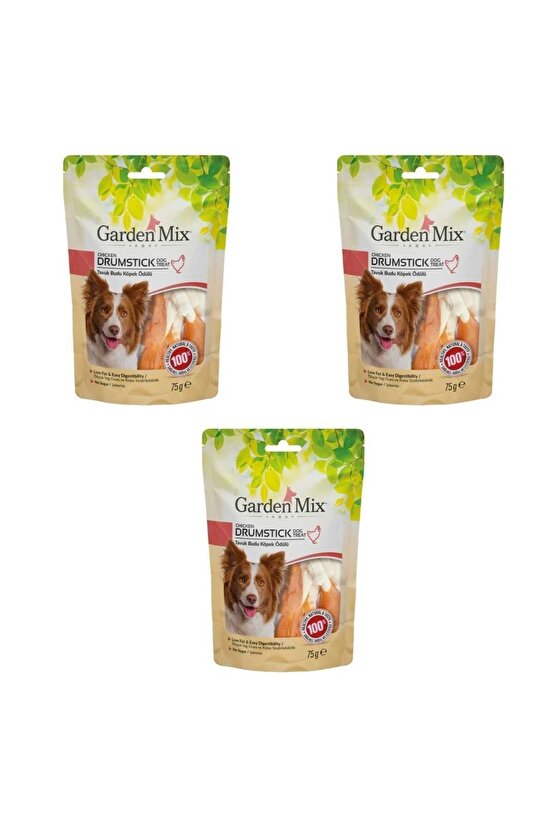 NBeo Pet Market Garden Mix Tavuk Budu Köpek Ödülü 75 Gr X 3 Adet