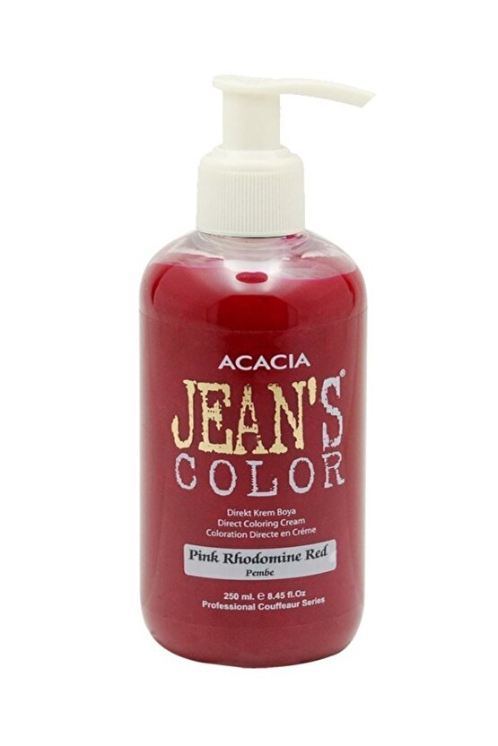 Amonyaksız Pembe Renkli Saç Boyası 250 ml Kokusuz Su Bazlı Pink Rhodomine Red Hair Dye