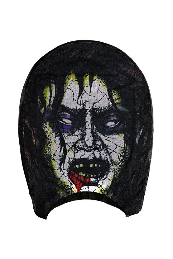 Himarry Kafaya Tam Geçmeli Bez Zombie Maskesi - Streç Korku Maskesi - 3D Baskılı Maske Model 6
