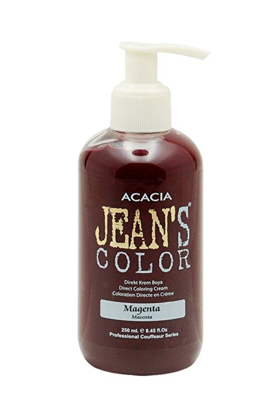 Jeans Color Magenta 250ml. Macenta Amonyaksız Balyaj Renkli Saç Boyası