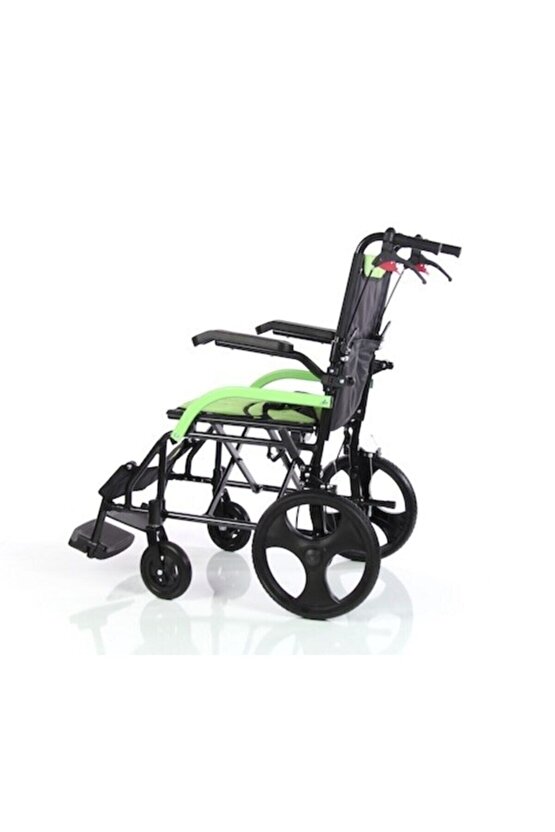 W865 Refakatçi Tekerlekli Sanalye Engelli Tekerlekli Hasta Taşıma Transfer Sandalyesi