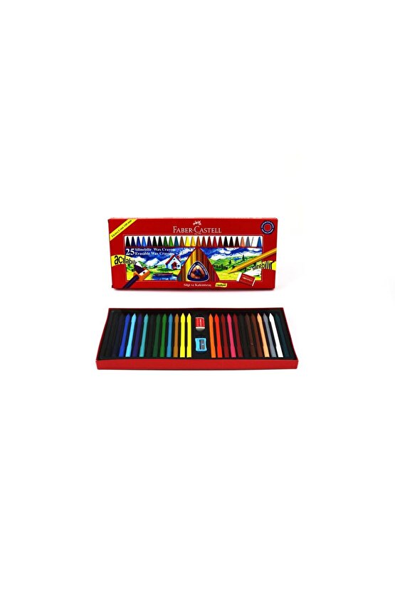 Faber 25 Li Silinebilir Wx Crayon Pastel 1122725