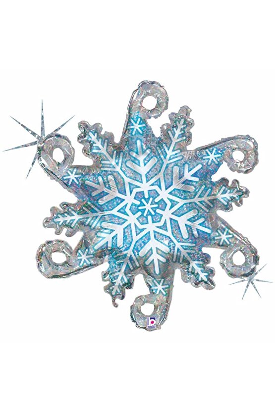 Kar Tanesi Frozen Elsa Kış Konsept Snowflake 9 Yaş Balon Konsept Doğum Günü Set Yaş Balon Set