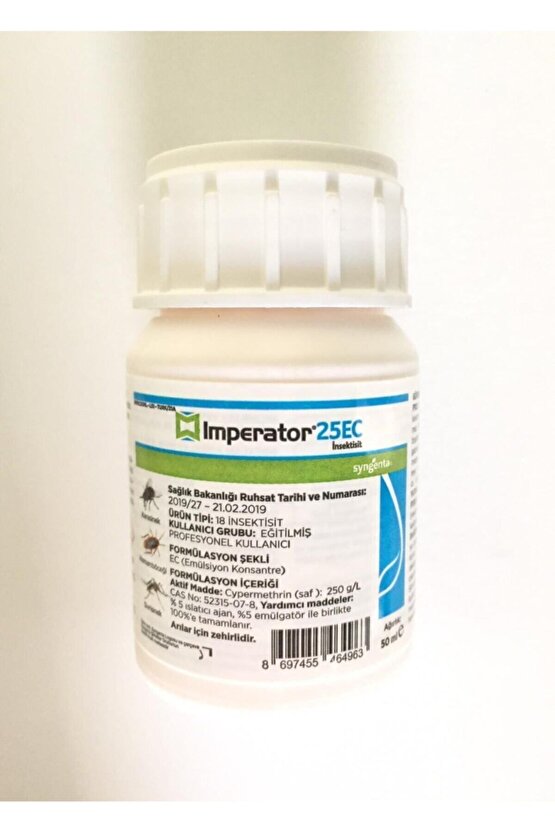 Imperator 25 Ec Genel Haşere Ilacı 50 Cc