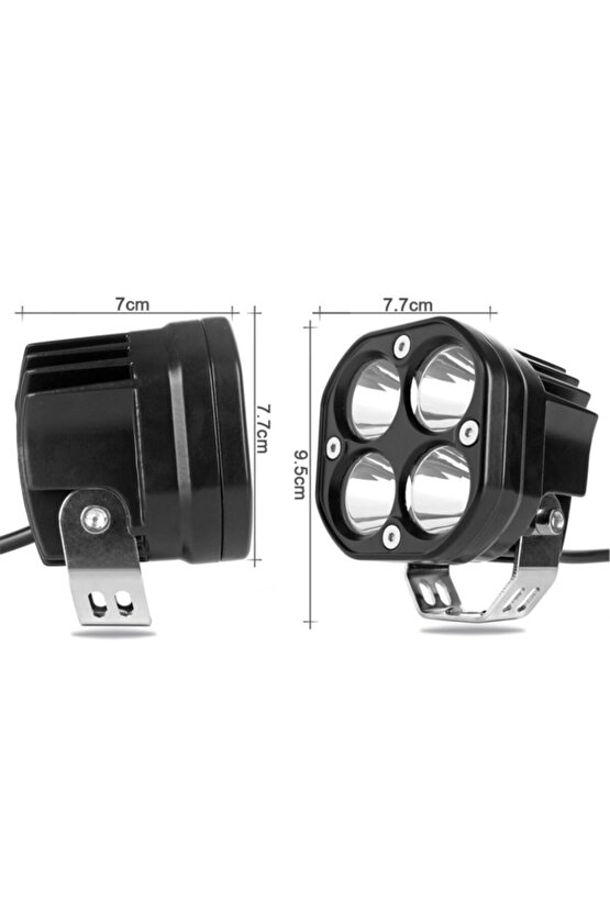 Sis Lambası 4 Led Cree 20w Beyaz  Lass284