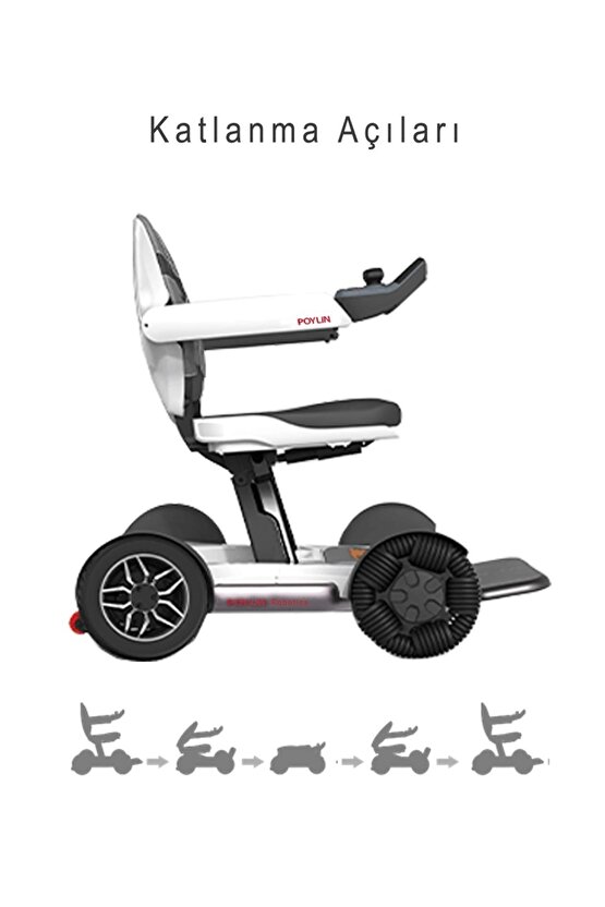 P210 Robotics Ultra Hafif Akülü Tekerlekli Sandalye