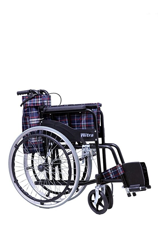 Witra Ithal Lüks Tekerlekli Sandalye Manuel Engelli Hasta Taşıma Transfer Sandalyesi Arabası