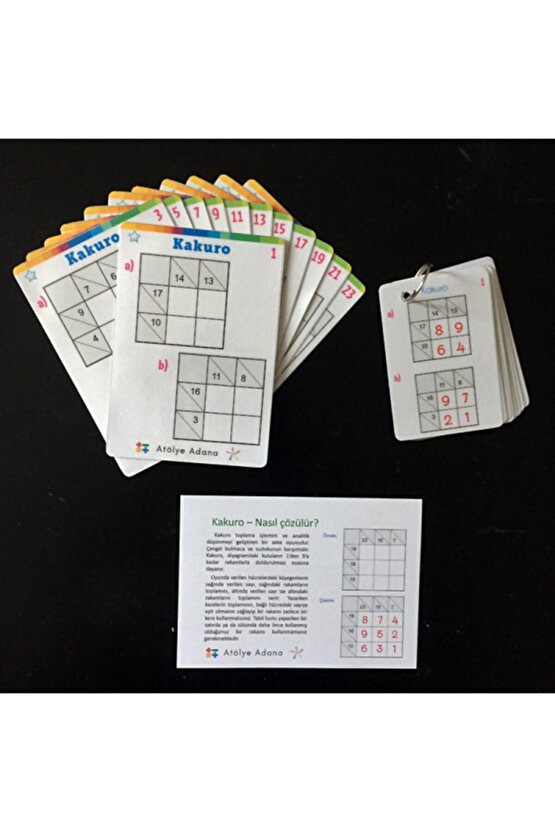 Kakuro - Matematik Akıl Zeka Mantık Bilsem Hazırlık Oyunu