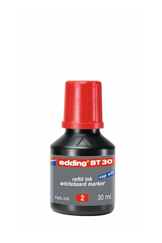 Bt30 Whiteboard Marker Ink Yazı Tahtası Kalemi Mürekkebi 30 ml Kırmızı