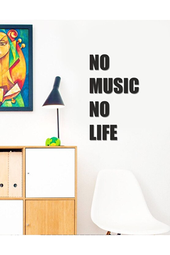 No Music No Life Duvar Yazısı