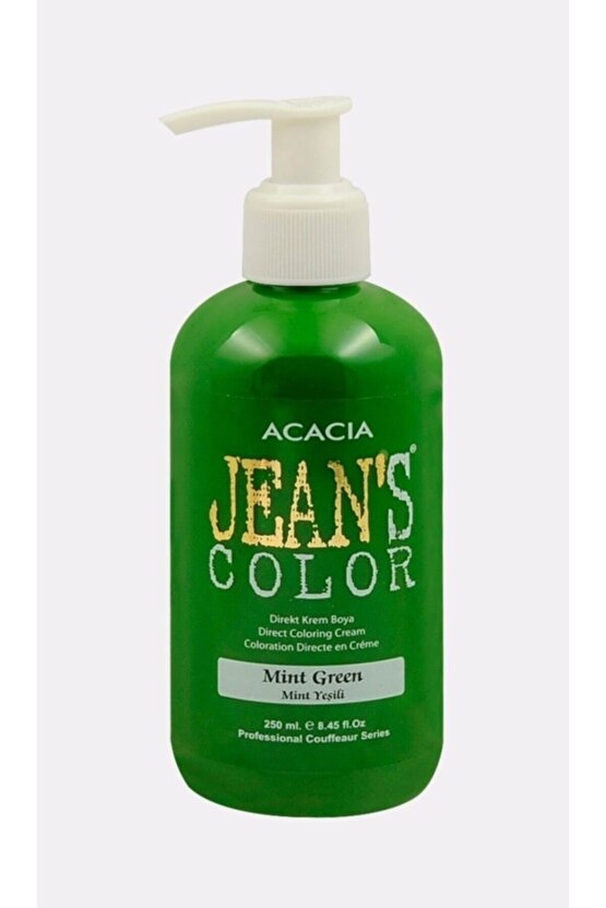 Jeans Color Saç Boyası Mint Yeşili 250ml Mint Yeşili
