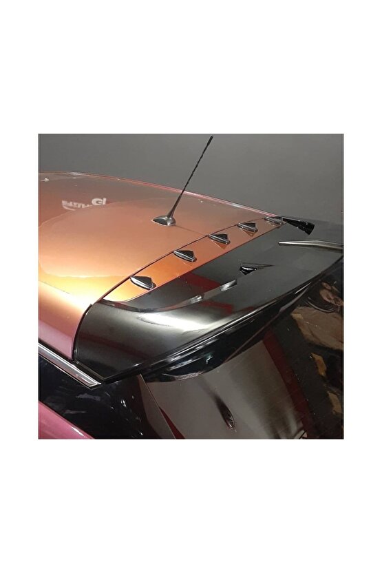 Dacia Mini Shark Balina Anten Seti Balık Sırtı Süs Anten Siyah