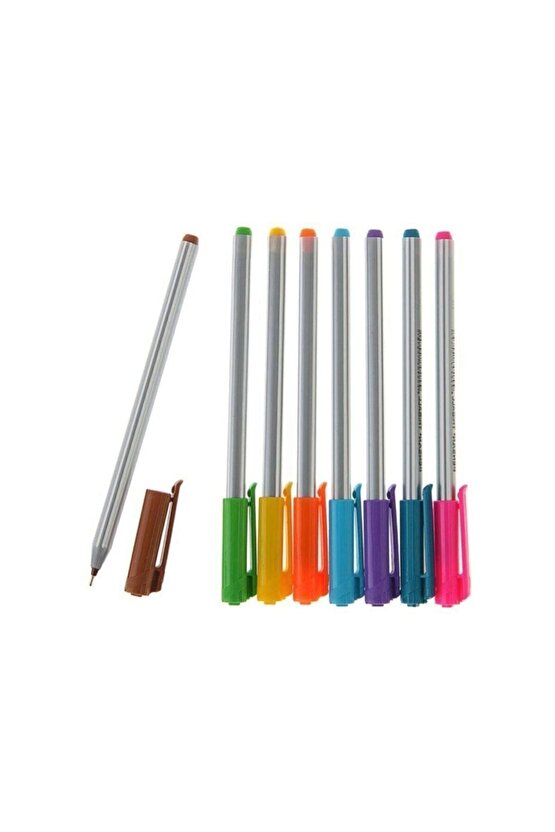 Triball 8li Vakumlu Set Bic 6lı Pastel Fosforlu